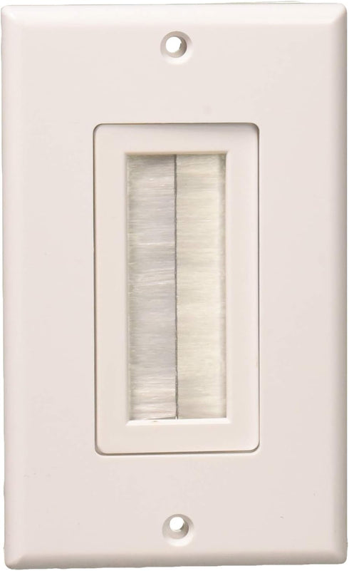 Vanco 120817X Industrial, Single Gang Brush Cable Exit...