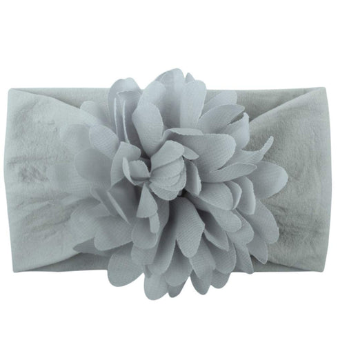 Toptim Baby Head Wrap Chiffon Flowers Newborn Infant Soft Nylon Headbands...