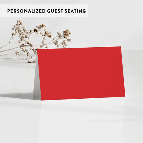 Andaz Press Table Tent Printable Place Cards, Red 20-Pack, Seat Placement Cards Blank Place Cards For Table Settings Name Cards for Bridal Wedding...