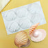 Cake Mold Shell Shaped Silicone Baking Cookie Biscuit Mold DIY Bakeware Pan Mould Kitchen Accessories (Shell J_11.8 X6.8 X1 inch)...