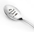 Funny My Oatmeal Spoon Engraved Stainless Steel for Women Men - Oatmeal Lover Gift for Dad Papa Mom Nana Daughter Son Friends - Perfect for Birthd...