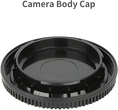2 Pack Rear Lens Cap and Camera Body Cap Cover Kit for Nikon D3500 D3400 D3300 D3200 D3100 D5100 D5200 D5300 D5500 D5600 D7000 D7100 D7200 D7500 D...