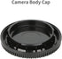 2 Pack Rear Lens Cap and Camera Body Cap Cover Kit for Nikon D3500 D3400 D3300 D3200 D3100 D5100 D5200 D5300 D5500 D5600 D7000 D7100 D7200 D7500 D...