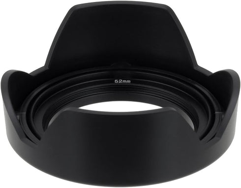 Fotodiox Reversible Flower Lens Hood with 52mm Front Filter Thread, for Nikon D300, D3100, D3200, D5000, D5100, D5200, with 18-55mm f/3.5-5.6G DX ...