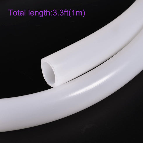 DMiotech 7/8"(22mm) ID 1"(26mm) OD 3.3 Feet Silicone Tube Translucent Industrial Silicone Tubing for Water Air Pump...