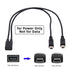 chenyang Mini USB Female 1 to 2 Mini USB Male Splitter Extension Charge Cable...
