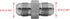 (4-PACK) 2403-06-06 Hydraulic Hose Adapter Fitting 3/8" Male JIC 37° Flare (9/16"-18UNF) × 3/8" Male JIC 37° Flare (9/16"-18UNF) SAE Straight Pipe...