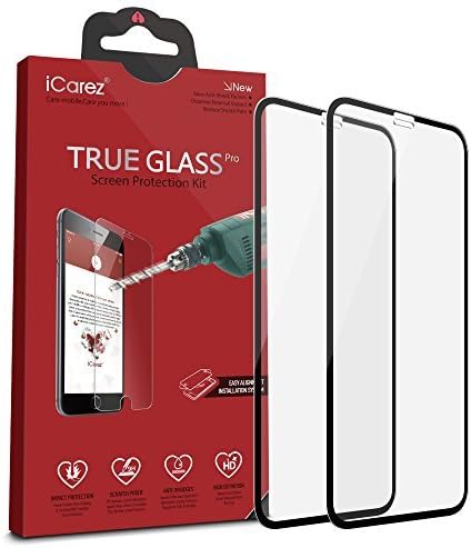 iCarez Tempered Glass Screen Protector for iPhone 11 Pro iPhone X/XS 5.8-Inches?2-Pack Full Coverage......