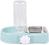 Cage Dual Bowl, Crate Hanging Double Dog Cat Bowls, Pet Water and Food Bowl Set with Automatic Water Dispenser Bottle Detachable Stainless Steel B...