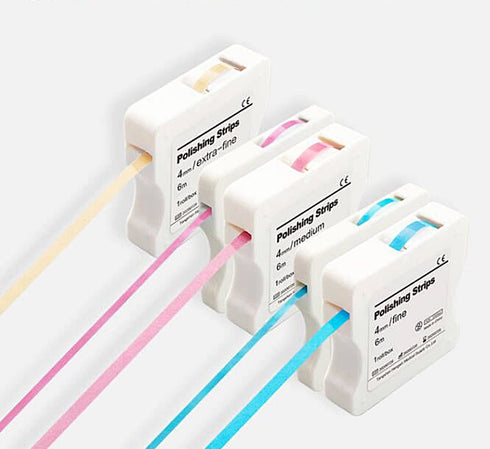Dental Polishing Strips - Tooth Polisher Dental File for Teeth Sanding Grinding Deep Teeth Cleaning Tool Tooth Polish Abrasive Strip Oral Care Cle...