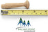 Oak 2.5-Inch Medium Unfinished Shaker Pegs Includes Tenon Length of 3/8-Inch (25-Pack)...