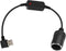 GELRHONR Right Angle USB to Cigarette Lighter Adapter, 5V USB A Plug to 12V Cigarette Lighter Socket Female Converter Adapter Cord for GPS, Dash c...