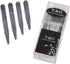 Y&G Men's Fashion Various Quantity/Sizes Set Metal Collar Stays for Mens in a Clear Plastic Box...