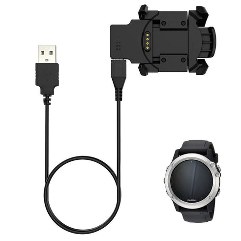 Charger for Fenix 3/Fenix 3 HR/Quatix 3/ Tactix Bravo/ D2 Bravo, Replacement Charging Cable Cord for Garmin Fenix 3 Heart Rate Smart Watch [3.3ft/...