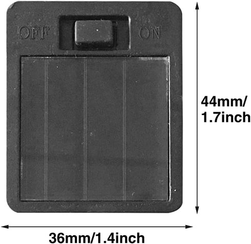 2 Pack Solar Light Replacement Top Parts for Outdoor Hanging Lanterns, Solar Panel Lantern Lid Battery Box Led Lights Bulb Accessories for Garden ...