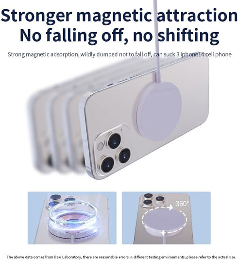 15W Magnetic Wireless Charger for iPhone 12/13/14/15 Series Fast Charging Pad Travel Portable...