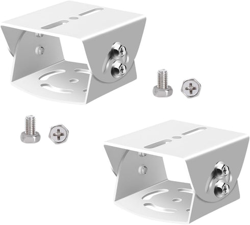 2D Adjustable Security Surveillance CCTV Camera Mounting Bracket Duckbill Head Universal Joint Bracket Crossbar Adapter (2D Aluminum Alloy Mount A...