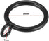 uxcell Curtain Rings Metal 1 Inch Inner Dia Drapery Ring for Curtain Rods Black 24 Pcs...