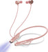 Flashlight Wireless Headphones Neck Reading Light Bluetooth HQ Sound USB-C Fast Charging Long Battery Life Use Anytime Anywhere (Pink)...