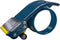 Excell ET-22606 Filament Tape Dispenser, Blue; 2"" Tape Roll Width, 3"" Core Diameter; Metal Construction; Retractable Safety Blade Cover...