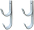 4 PCS Set Wide Pool Pole Hangers Heavy Duty White Aluminium Holder Hooks with Screws Perfect Hook Holders for Swimming Pool Telescopic Poles Skimm...