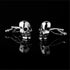 BXLE Cool Skull Cuff-Links, Unique 3D Skeleton Cufflinks, Gothic Shirt Studs Button for Young Men Theme Party, Groomsmen Gift, Pirate & Punk Style...
