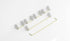 ASCENY Plate Mount Polymer Nylon Stabilizers with Gold-Plated Wires for Mechanical Keyboards (No Numpad Kit)...