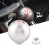 Gear Shift Knob,Car Manual Aluminum Gear Stick Ball Shift Knob Shifter Lever Head (5 Speed)...