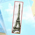 DIY Blank Canvas Black and White Eiffel Tower Bookmarks Counted Cross Stitch Kits for Adult Kid Beginner Embroidery Crafts Needlework Bookmark for...