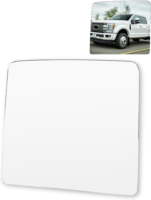SCITOO Left Side Mirror Glass Replacement for 1999-2016 for Ford F-250 F-350 F-450 F-550 Super Duty 2000-2005 for Ford Excursion Manual Towing Mir...