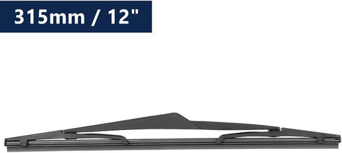 X AUTOHAUX 315mm 12" Car Rear Windshield Wiper Blade Arm Set for Nissan Kicks 2017...