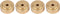 Aluminum Alloy Anti Vibration Amplifier Feet, 4PCS Speakers Stand Feet Shock Absorber Amplifier Pads Feet (20 * 8mm)(Gold)...