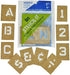 Duro by Graphic Products Stencil-It Oil Board Stencil Set, 1"...