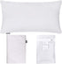 Thmyo 4-Pack 100% Cotton Lumbar Comfortable Solid Decorative Throw Pillow Case Rectangle Cushion Cover DIY Pillowcases for Sofa Bed(Only Covers,No...