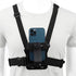 KINGKI Mobile Phone Chest Mount Harness Strap Holder Cell Phone Clip Action Camera POV for Samsung iPhone Plus etc......