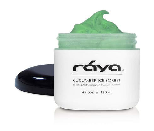 Raya Cucumber Ice Sorbet Masque (608) | Soothing and Cooling Facial Gel Mask for All Skin | Helps Reduce Redness and Inflammation | Great After-Su...