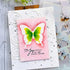 CrafTreat Reusable Layered Butterfly Stencils for Painting on Wood, Paper, Fabric, Floor, Wall and Tile - 2 Step Butterfly - 2 Pcs - Size: 6x6 Inc...