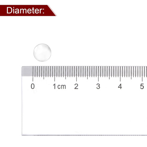 250pcs Glass Ball Boiling Stones 8mm Soda Lime Glass Beads for Bottle Shaking Mixing, Clear...