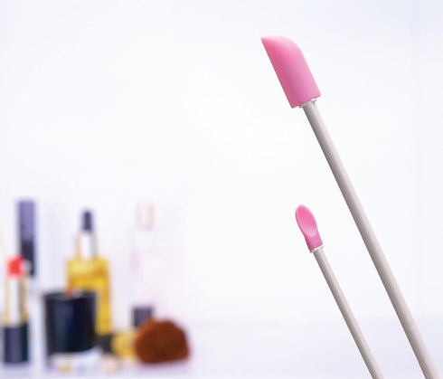 S&T INC. Makeup Spatula and Spoon, Large Silicone Spatula and Mini Spoon Spatula Set for Cosmetics, Shampoo, Hair Care, and Skin Care Products, 2 ...