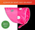 SPOT THE DOG! Reflective Dog Bandanas - High Visibility Tie-On Safety Dog Accessories for Small, Large Dogs, Orange Collar, Scarf, Kerchief, Bib f...