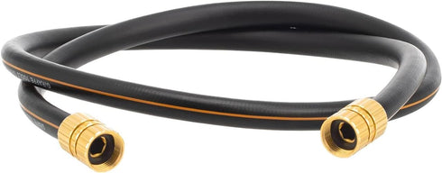Giraffe Tools Leader Hose 5/8" x 4ft, Custom Length, No Kink, Flexible, Leakproof Water Hose, Double Female Fittings, 600 Burst PSI, 4ft, Black Or...