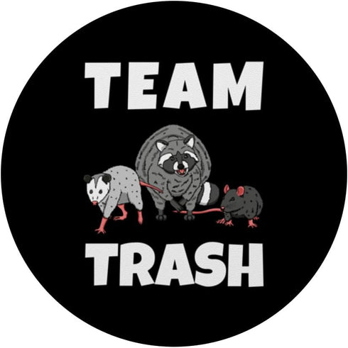 Raccoon Team Cute Trash Panda Ringtail Lover PopSockets Standard PopGrip...