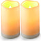 Solar flameless Candles Outdoor Waterproof,Dusk to Dawn Outdoor Lighting, Flickering fameless Reusable LED Light Candles for Lantern Garden Campin...