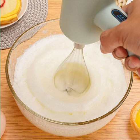 Electric Hand Mixer Egg Beater USB Rechargeable...
