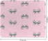 Girly Pink Mouse Pad,Bowknot Personalized Mouse Mat Design,Mouse pad for Desk Office Gaming Working,Gifts for Girls Women Female Friends,9.5x7.9 i...