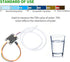Meter Probe Water Quality Monitoring Sensor Module, Analog Sensor Module Compatible with Ardu Board, for Liquid Quality Analysis Testing, Scientif...