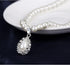 Pearl Necklace and Earring Set, Wedding Pearl Jewelry Sets for Bride Bridesmaid Women...