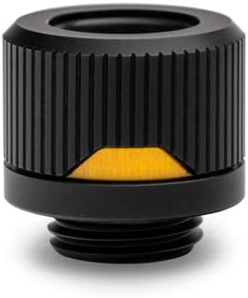 EKWB EK-Quantum Torque HDC-12 Compression Fitting, 12mm OD, Black, 15mm (LxWxH), Desktop, Hard-Tube Fitting...