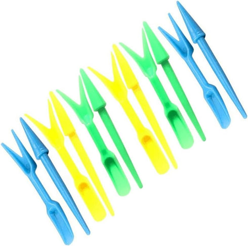 6 Sets Multicolor Planting Seedlings Dibber Widger Garden Tool Plastic Widger Seed Widger Seedlings Dibber Sowing Digging Tool Garden Tool Sets Tr...