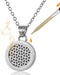 Sentir Essential Oil Necklace Diffuser - Patented Metal Aroma Diffuser Necklace Pendant, Infused Essential Oil Necklaces for Women, Perfume Scent ...